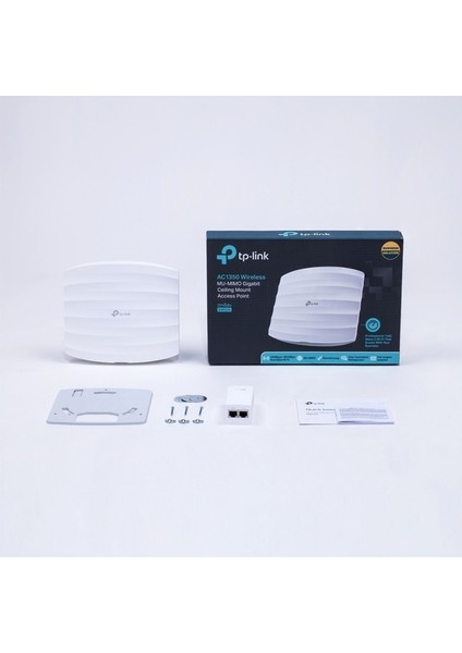 Tp-Link EAP225 AC1350 Mbps Kablosuz Mu-Mımo Gigabit Tavan Tipi Access Point(Yurt Dışından)