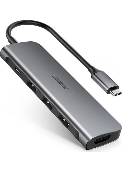 5in1 USB Hub Type C To HDMI +Pd Sarj + 3 USB 3.0 Port Adaptör(Yurt Dışından)