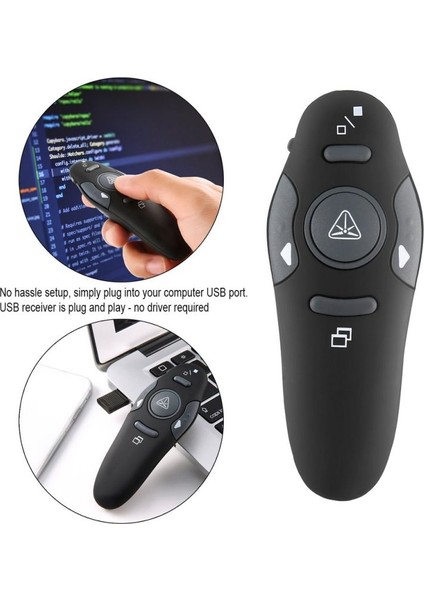 Sıcak Lazer Işaretçi Kalem Powerpoint Clicker USB Kablosuz Sunucu Sunum Uzaktan Kumandalı Projektör Ppt Slaytlar Işaretleme Kalemleri fiyatları
