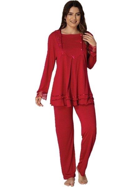 Pijama fuşya Effort 2015 Hamile Pijama Takımı 2015