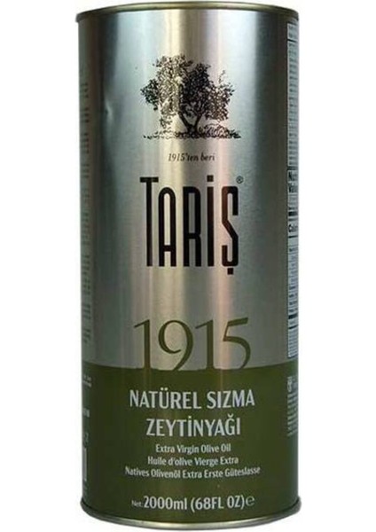 TARİŞ 1915 SIZMA ZEYTİNYAĞI 2 LT TENEKE