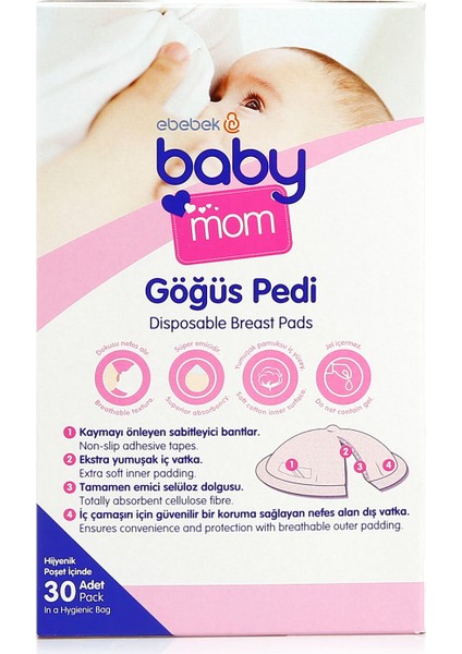 Baby Me Göğüs Pedi 30 Adet