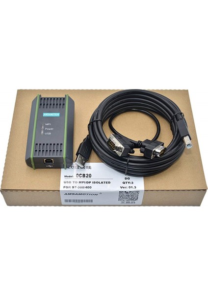 Roba 6ES7972-0CB20-0XA0 Sıemens USB To Mpı / Dp Ppı Pc Adapter S7 200 / 300 / 400 Plc Programlayıcı
