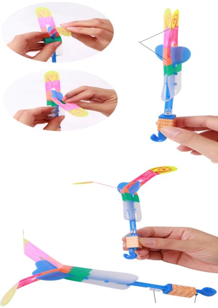 Led Işıklı Renkli Sapan Oyuncak ( 1 Adet )