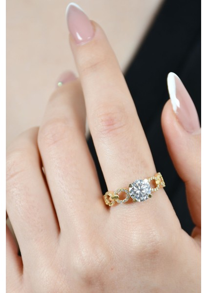 Tasarım Tektaş Yüzük 14 Ayar A029965 fiyatları