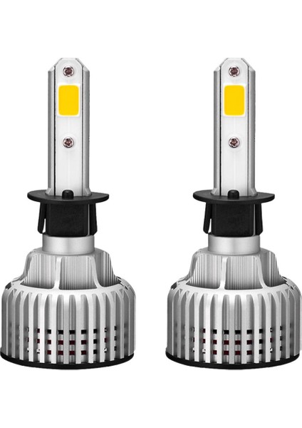 2 Adet Ultra Parlak Otomatik Kamyon LED Far Ampulleri Değiştirme 36W/AMPUL 9-32V - Gümüş H1 (Yurt Dışından)