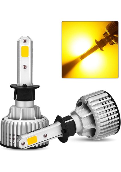 2 Adet Ultra Parlak Otomatik Kamyon LED Far Ampulleri Değiştirme 36W/AMPUL 9-32V - Gümüş H1 (Yurt Dışından) fiyatları