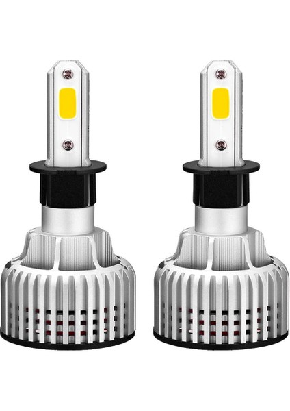 2 Adet Ultra Parlak Otomatik Kamyon LED Far Ampulleri Değiştirme 36W/AMPUL 9-32V - Gümüş H3 (Yurt Dışından)