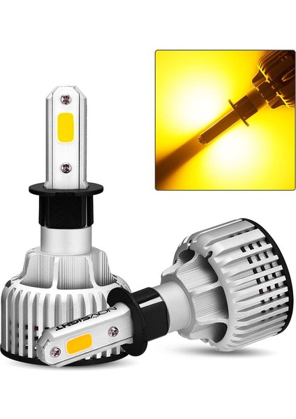 2 Adet Ultra Parlak Otomatik Kamyon LED Far Ampulleri Değiştirme 36W/AMPUL 9-32V - Gümüş H3 (Yurt Dışından) fiyatları