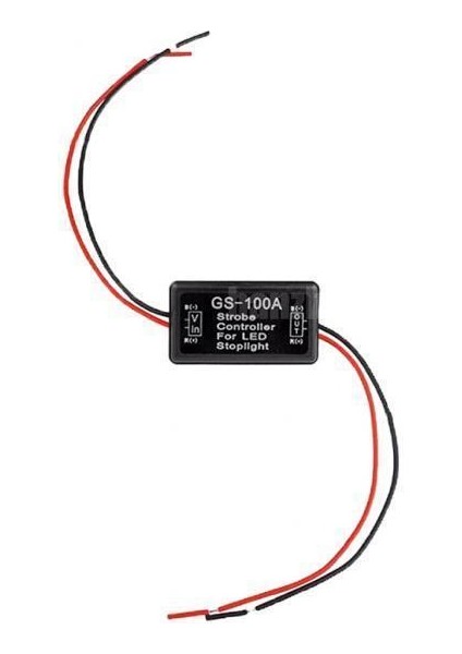 Auto 100A Arka Fren Durağı LED Flaş Işığı Yanıp Sönen Denetleyici Kutu Modülü 7 Adet (Yurt Dışından)