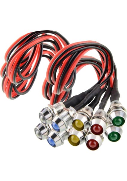 6x 10X 12V 10MM Işık Lambası Yönlü Araba Motosikleti 6 Adet (Yurt Dışından) fiyatları