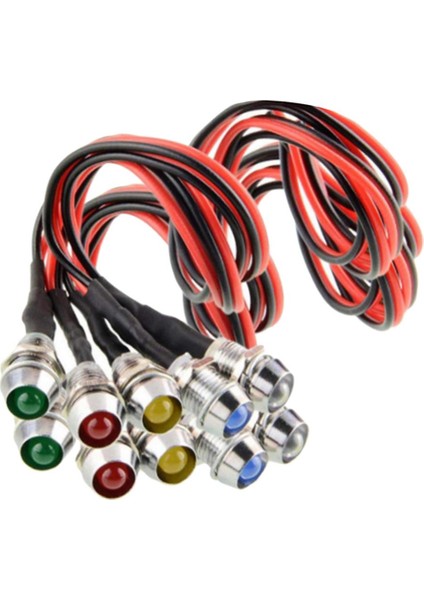 6x 10X 12V 10MM Işık Lambası Yönlü Araba Motosikleti 6 Adet (Yurt Dışından) modelleri