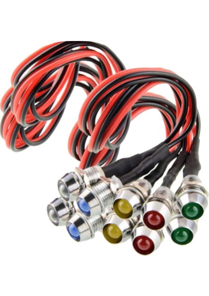 6x 10X 12V 10MM Işık Lambası Yönlü Araba Motosikleti 6 Adet (Yurt Dışından) indirimleri