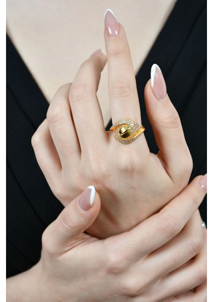 Taşlı Fantezi Yüzük 22 Ayar A029782