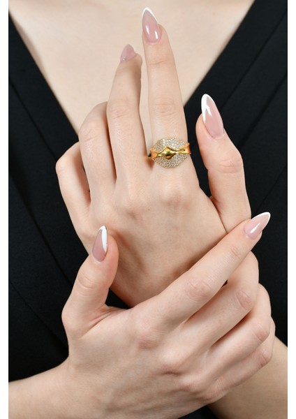 Taşlı Fantezi Yüzük 22 Ayar A030388