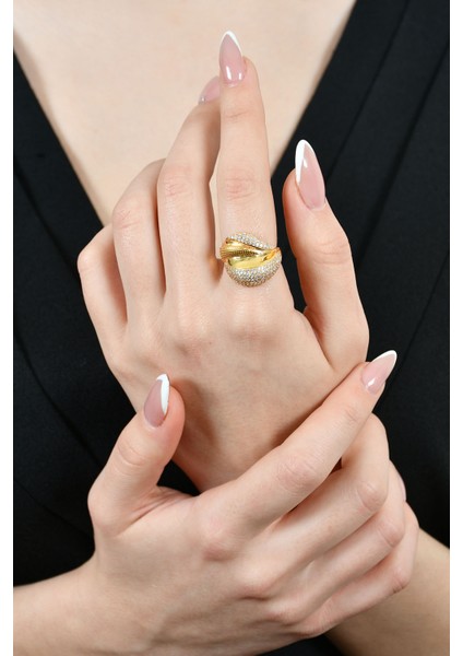 Taşlı Fantezi Yüzük 22 Ayar A011589