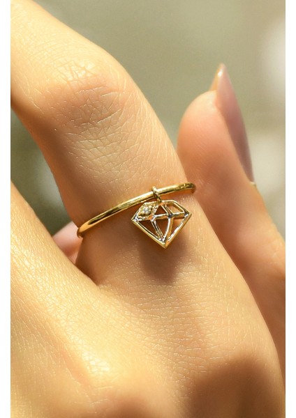 Taşlı Fantezi Yüzük 14 Ayar ATS8024 fiyatları