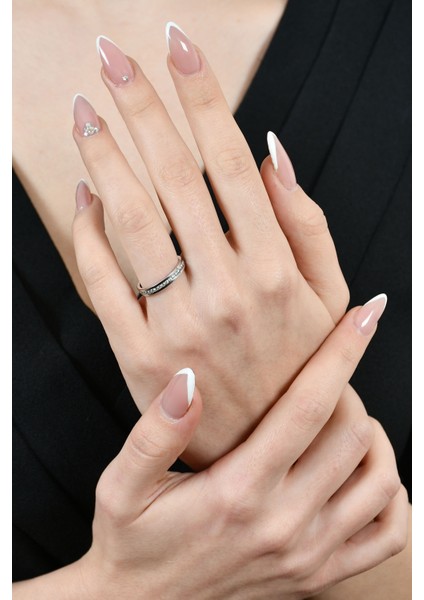 Taşlı Çıtır Yüzük 14 Ayar A041343