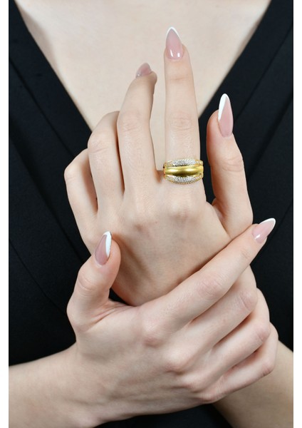 Taşlı Altın Yüzük 22 Ayar A026020