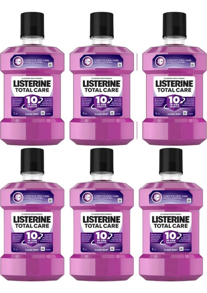 Total Care 10ın1 Gargara 1lt, Ağız Kokusu Ve Diş Koruyucu Tabakası Için 10 Fayda 6 Adet