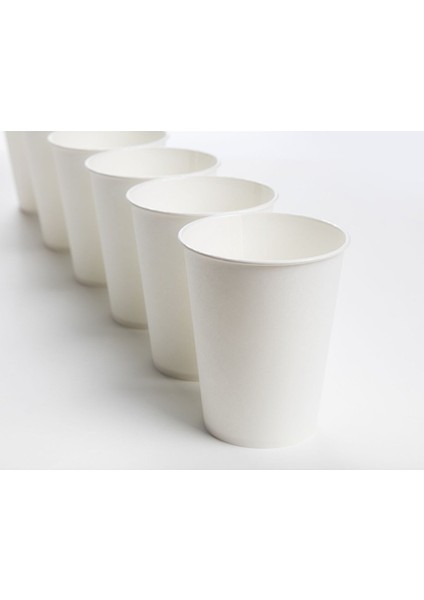 7 Oz Beyaz Karton Bardak 3000 Adet Maycup