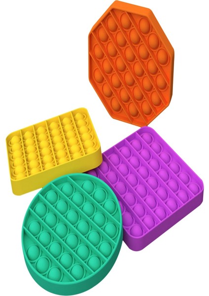 Pop It Push Bubble Fidget Özel Popit Duyusal Oyuncak Zihinsel Stres Oyunu 1 Adet