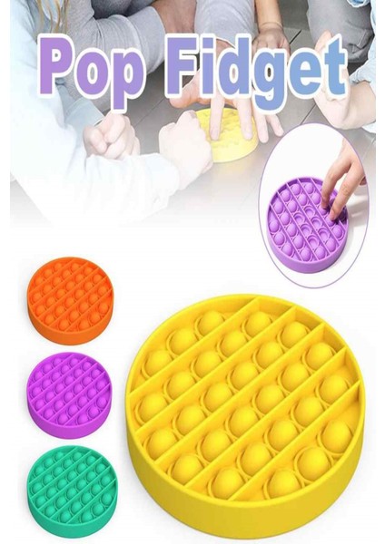 Pop It Push Bubble Fidget Özel Popit Duyusal Oyuncak Zihinsel Stres Oyunu 1 Adet