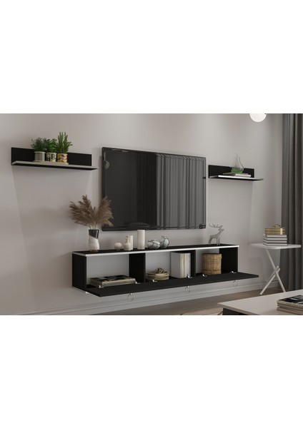 Orion Tv Ünitesi 150 cm Siyah-Gümüş modelleri