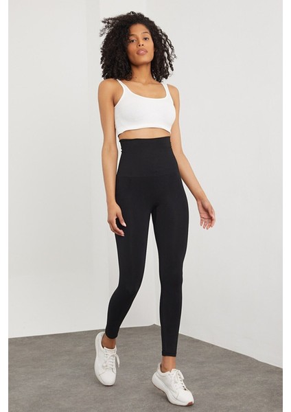 Sıkılaştırıcı Göbek Karın Bel Basen Ve Kalça Toparlayıcı Inceltici Seamless Korse Tayt Kadın