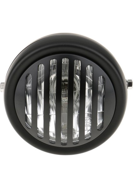 6 "retro Metal Motosiklet Fined Grill Far Kafa Lambası Gölgesi Siyah (Yurt Dışından) fiyatları