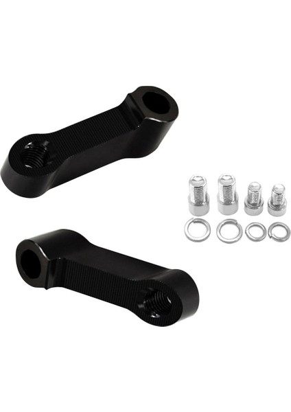 Kawasaki Z250 650 750 800 900 1000 Siyah Için 1 Çift Ayna Uzantı Montajı (Yurt Dışından)