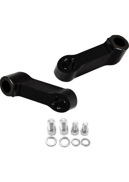 Kawasaki Z250 650 750 800 900 1000 Siyah Için 1 Çift Ayna Uzantı Montajı (Yurt Dışından) fırsatları