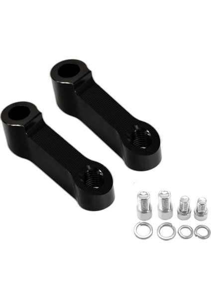 Kawasaki Z250 650 750 800 900 1000 Siyah Için 1 Çift Ayna Uzantı Montajı (Yurt Dışından) indirimleri