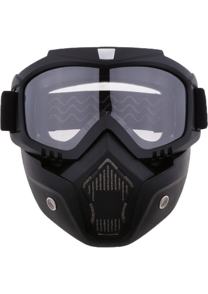 Motosiklet Çıkarılabilir Tam Yüz Maskesi Koruyucu Boz Anti Rüzgar Geçirmez Toz Geçirmez (Yurt Dışından) fiyatları