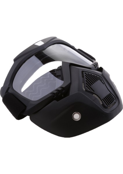 Motosiklet Çıkarılabilir Tam Yüz Maskesi Koruyucu Boz Anti Rüzgar Geçirmez Toz Geçirmez (Yurt Dışından) fırsatları