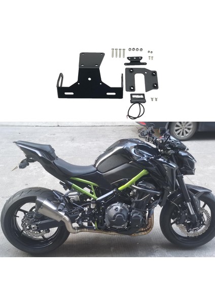 Splash Guard Canceller Kawasaki Z900 2017-20 Lota Plaka Tutucusuna Uyuyor (Yurt Dışından)