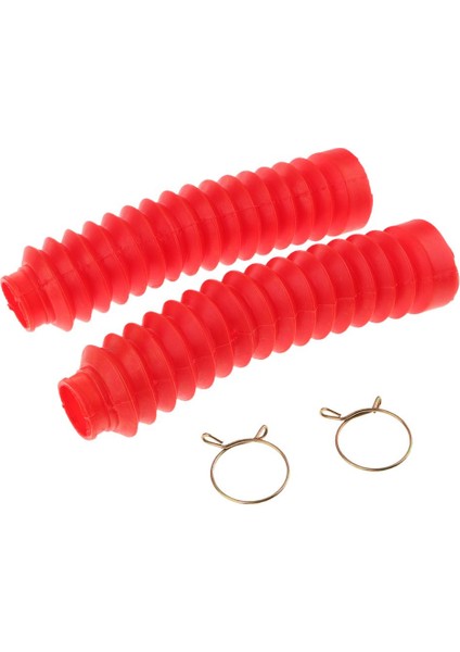 Ön Çatal Toz Kapağı Motosiklet Şok Emici Botlar Kırmızı 210X42X25MM (Yurt Dışından) indirimleri