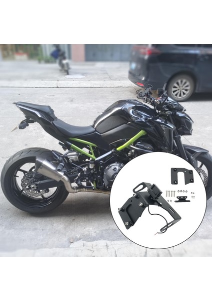 Splash Guard Canceller Kawasaki Z900 2017-20 Lota Plaka Tutucusuna Uyuyor (Yurt Dışından)