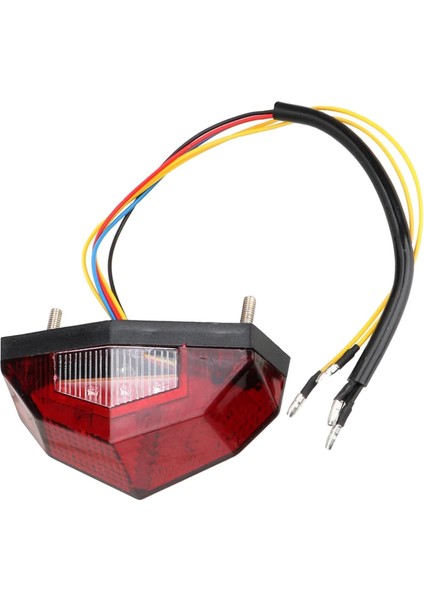 12V Kırmızı Evrensel Motosiklet Freni Tail Işık Signaal Gösterge Lambası (Yurt Dışından)