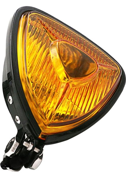 Üçgen Far Işık 12V 55W Harley Motosiklet Helikopter Bobber Tip 3 (Yurt Dışından)