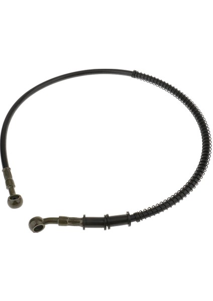 Evrensel Motosiklet Atv Pit Bisiklet Fren Debriyaj Yağı Hortum Hat Borusu 70CM Siyah (Yurt Dışından)