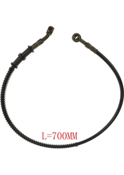 Evrensel Motosiklet Atv Pit Bisiklet Fren Debriyaj Yağı Hortum Hat Borusu 70CM Siyah (Yurt Dışından) indirimleri