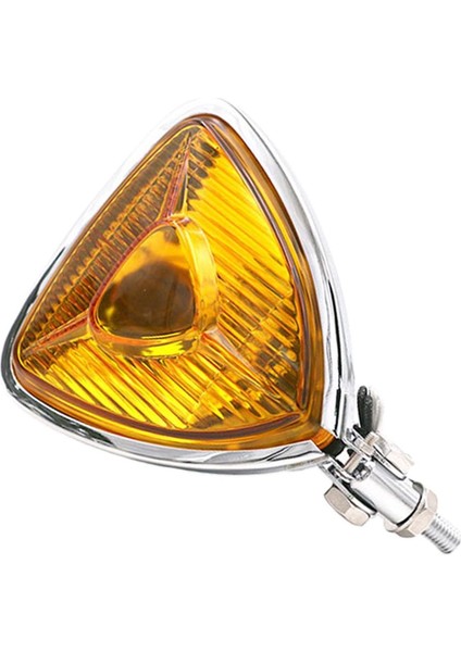 Harley Chopper Bobber Tip 2 Için 12V 55W Motosiklet Üçgen Far Lambası (Yurt Dışından)