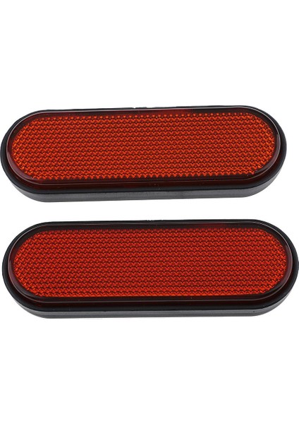 2 Adet Turuncu Motosiklet Ön Çatal Reflektörü - Evrensel Uygular - 98 x 32 mm (Yurt Dışından)