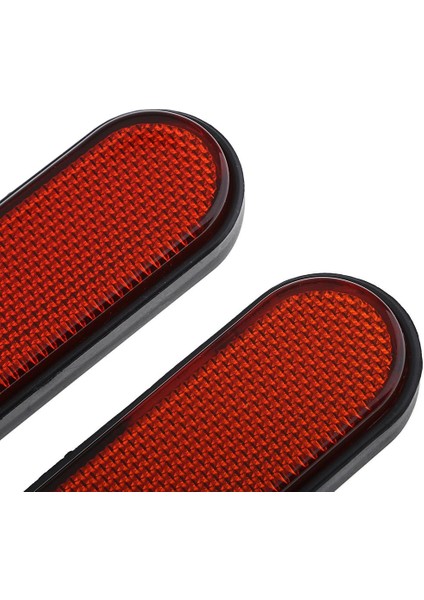 2 Adet Turuncu Motosiklet Ön Çatal Reflektörü - Evrensel Uygular - 98 x 32 mm (Yurt Dışından)