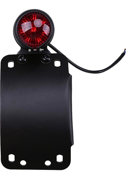 Harley Tip 3 Için Kavisli Dikey Monte Plaka Braketi Arka Ilight (Yurt Dışından)