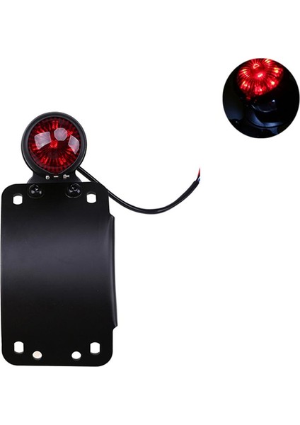 Harley Tip 3 Için Kavisli Dikey Monte Plaka Braketi Arka Ilight (Yurt Dışından) fiyatları