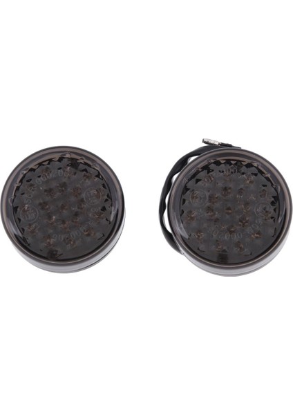 2 Adet Motosiklet Amber 20 LED Lam Lamp Yuvarlak Turn Sinyalleri Kawasaki Için Işıklar (Yurt Dışından)