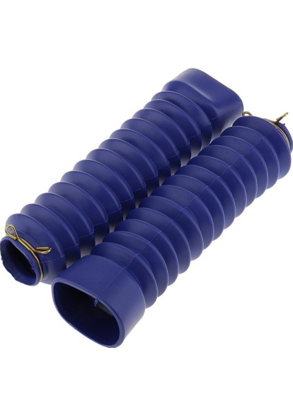 1 Çift Motosiklet Yumuşak Kauçuk Ön Çatal Kapağı Yürüyüşçü Gators Botları - Mavi (Yurt Dışından)