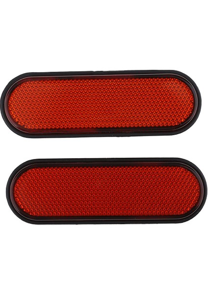 2 Adet Turuncu Motosiklet Ön Çatal Reflektörü - Evrensel Uygular - 98 x 32 mm (Yurt Dışından)